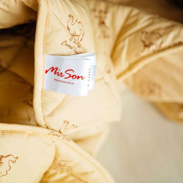 Фото - Одеяло летнее полуторное MirSon Gold Camel Hand Made 173 140x205 см (2200000460691)