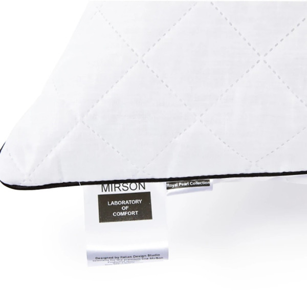 Фото - Подушка стандартна MirSon Royal Pearl Premium 126 універсальна 70x70 см (2200000006325)