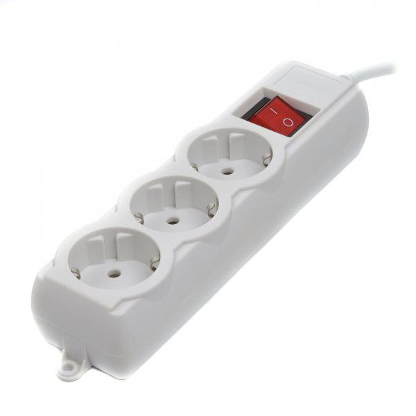 Фото - Мережевий фільтр Gembird 3 р 1,8m (SPG3-G-6G-PRO)