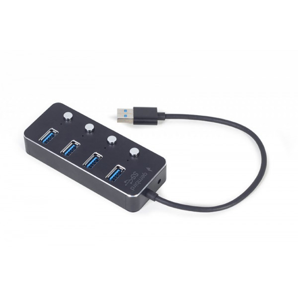Фото - Хаб USB Gembird UHB-U3P4P-01