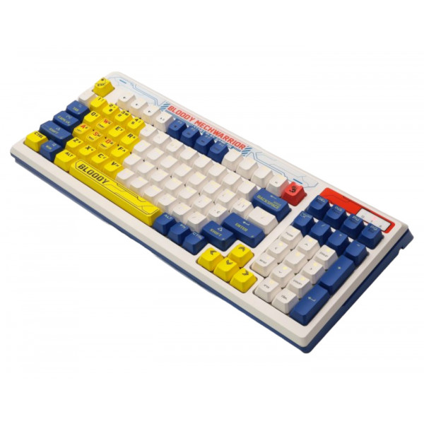 Фото - Клавиатура проводная игровая Bloody B950 RGB (Warrior Blue)