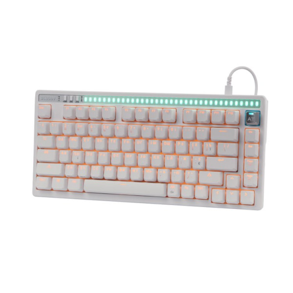 Фото - Клавиатура проводная игровая Bloody AT75 (White)