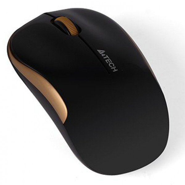 Фото - Миша бездротова A4tech G3-300N Black/Golden USB