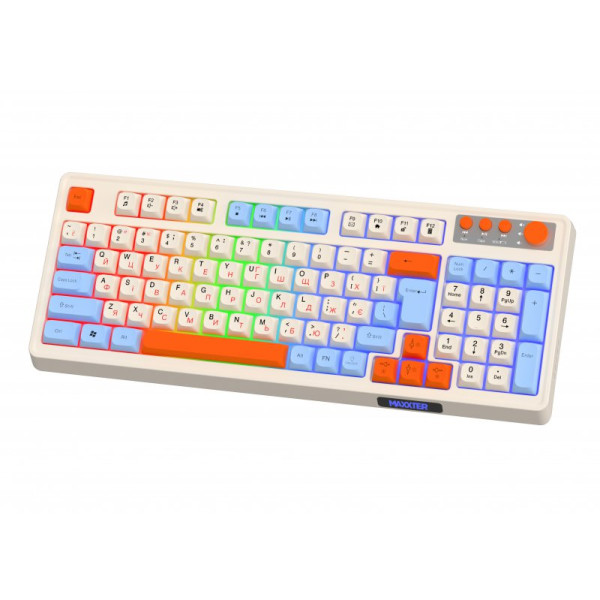 Фото - Клавіатура бездротова ігрова Maxxter KBGW-3C01-UA