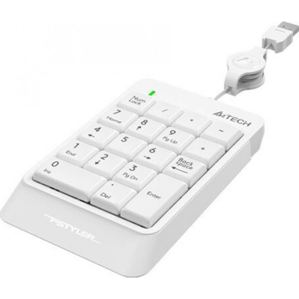 Фото - Клавиатура проводная A4tech FK13 (White)