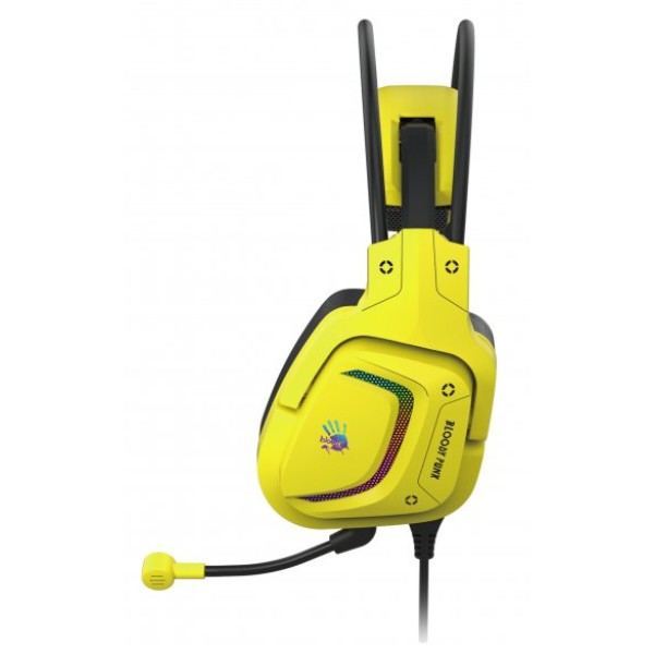 Фото - Гарнитура проводная игровая Bloody G575 (Punk Yellow)