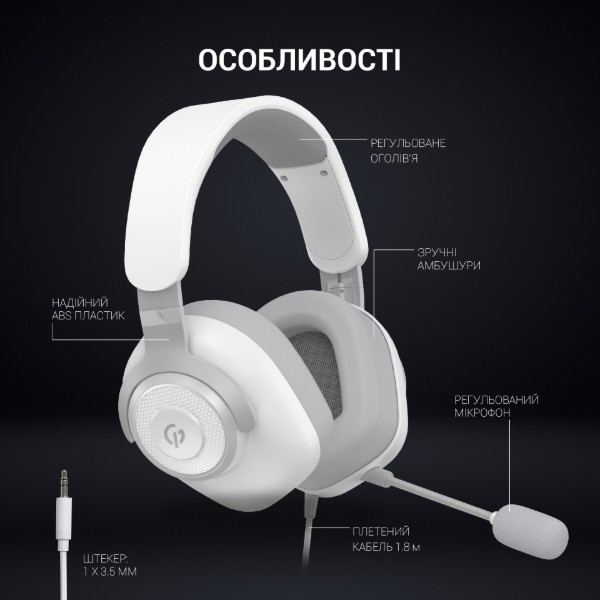 Фото - Гарнітура дротова ігрова GamePro HS590W