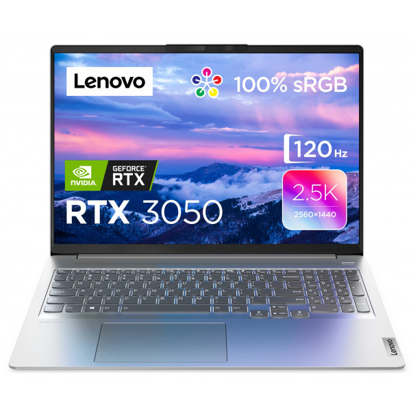 Фото - Ноутбук ігровий Lenovo IdeaPad 5 Pro 16ACH6 (82L500PPRA) Cloud Grey