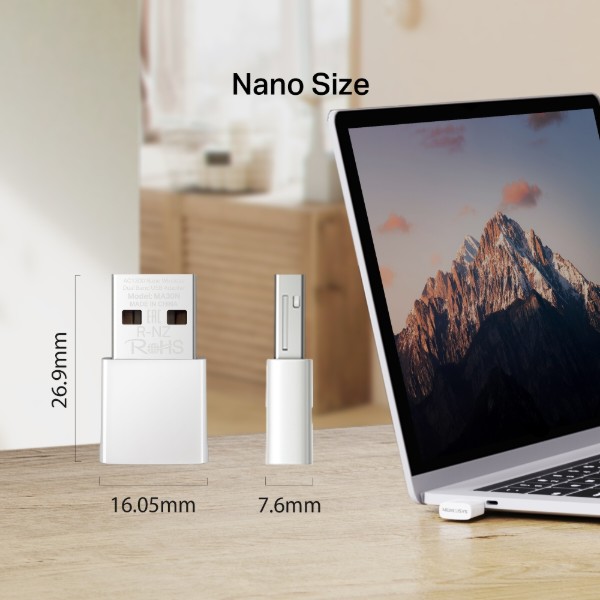 Фото - USB-адаптер сети WiFi Mercusys MA30N