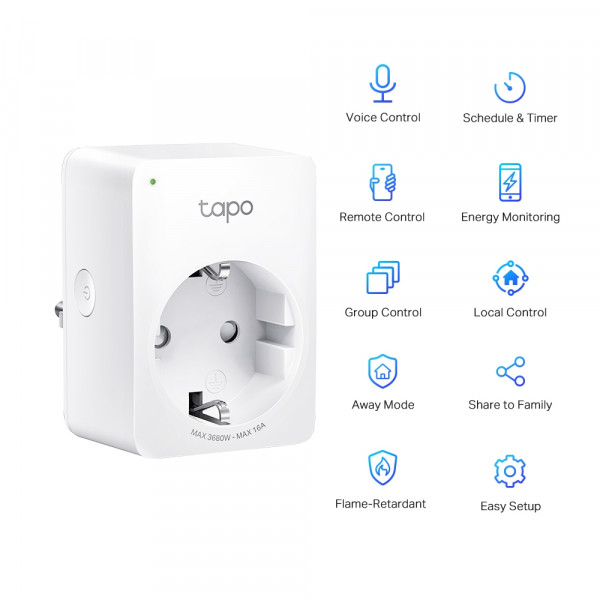 Фото - Розумна розетка TP-Link Tapo P110