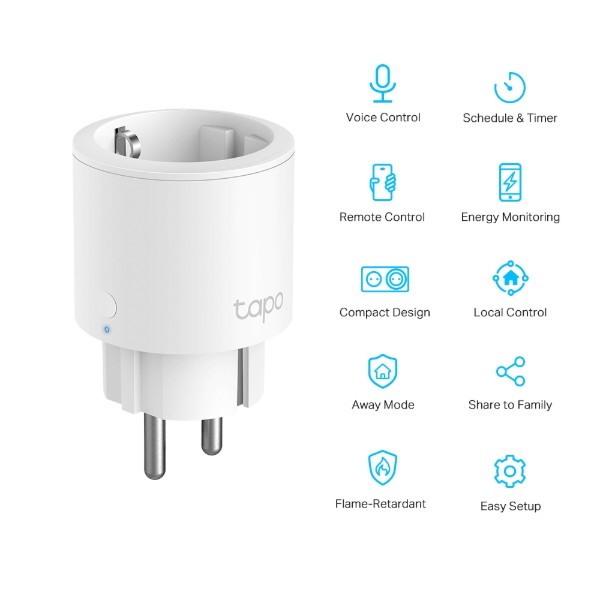 Фото - Розумна розетка TP-Link Tapo P115 (1-pack)