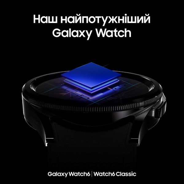 Фото - Смарт-годинник Samsung Galaxy Watch6 Classic 43mm Black (SM-R950NZKASEK)