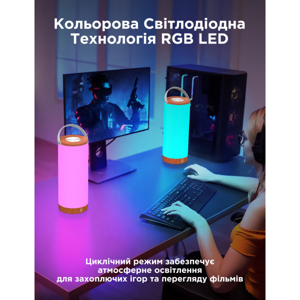 Фото - Настільна лампа TaoTronics TT-DL23 Pro RGB