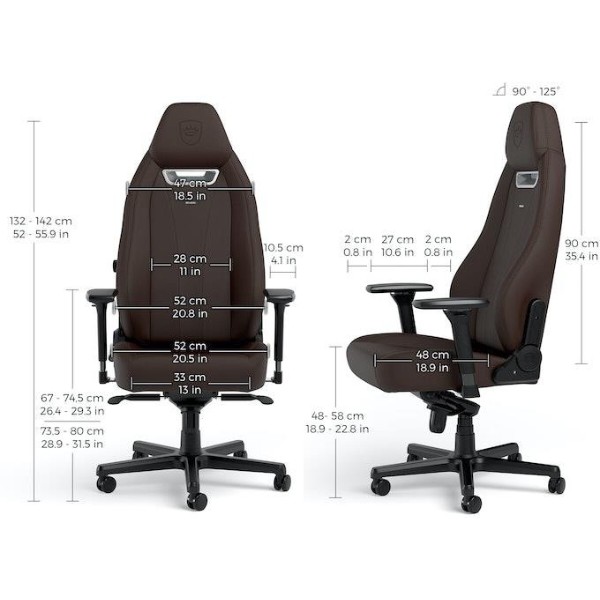 Фото - Кресло для геймеров Noblechairs LEGEND Brown (NBL-LGD-GER-JED)