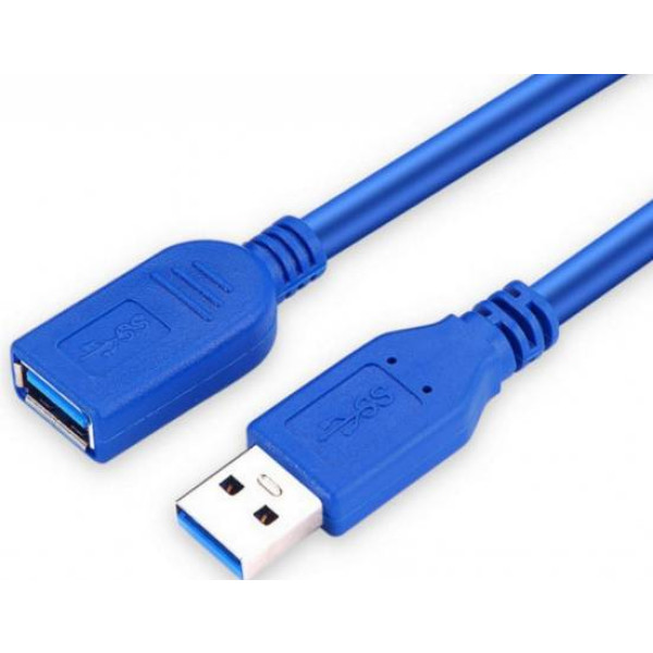 Фото - Кабель USB type A - USB type A China USB 3.0 AM-AF 3.0 м Blue (B00550)