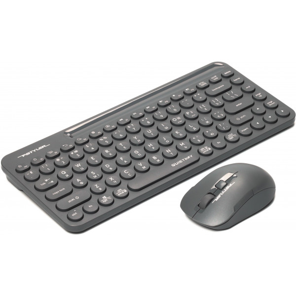 Фото - Клавіатура + миша бездротова A4tech Fstyler FG3200 Air Grey