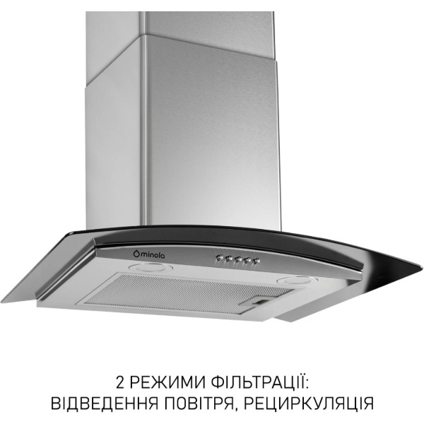 Фото - Вытяжка декоративная Minola MTG 6642 I LED