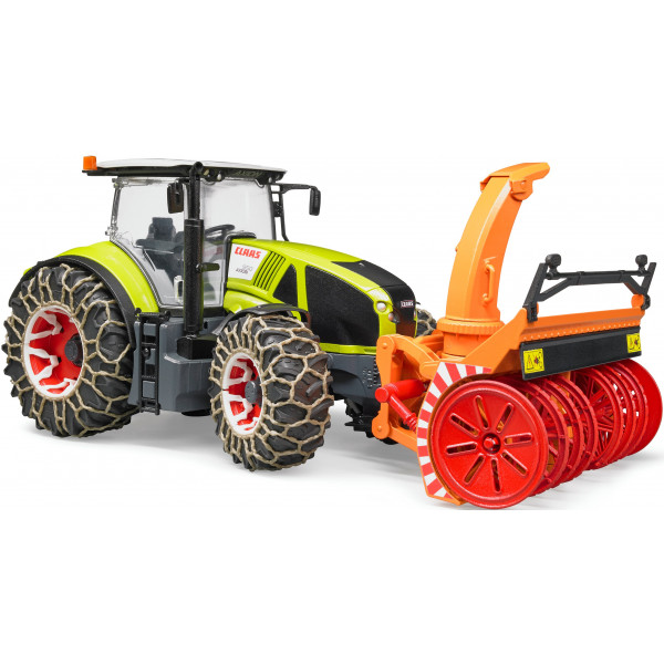 Фото - Наземная строительная техника BRUDER Трактор Claas Axion 950 для уборки снега (03017)