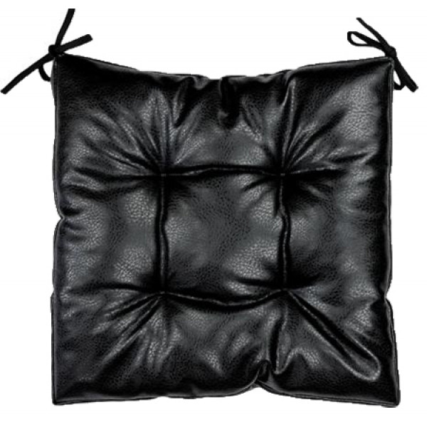 Фото - Подушка для стільця Прованс Чорна 40х40 см (034075)