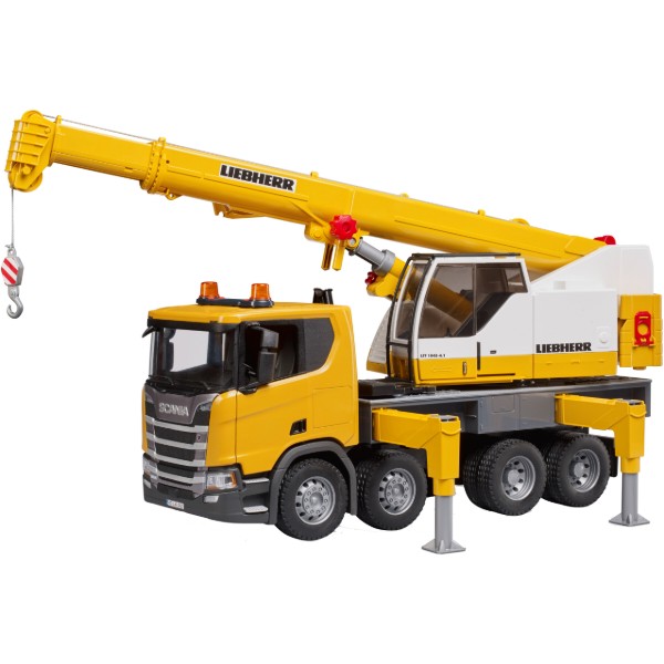 Фото - Наземна будівельна техніка BRUDER Автокран Scania Super 560R (03571)