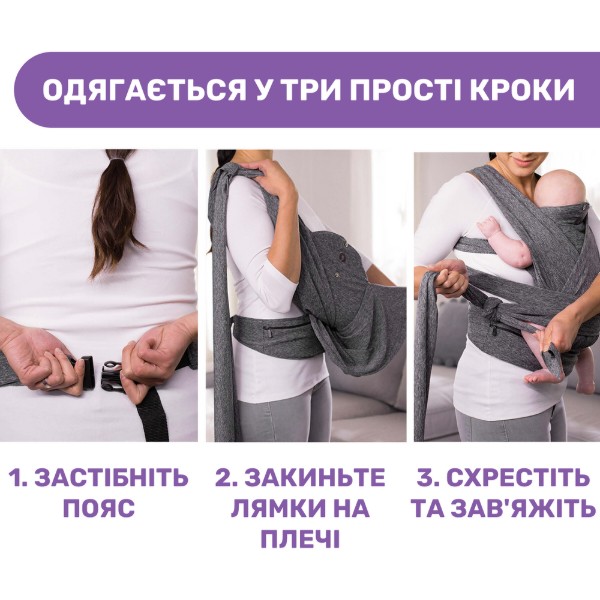 Фото - Слинг-шарф Chicco Boppy ComfyFit Evolution, цв. 47 (79953.47)