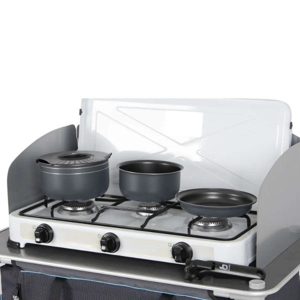 Фото - Набір посуду туристичний Bo-camp Trekking 5 Pieces Anthracite (2300351)