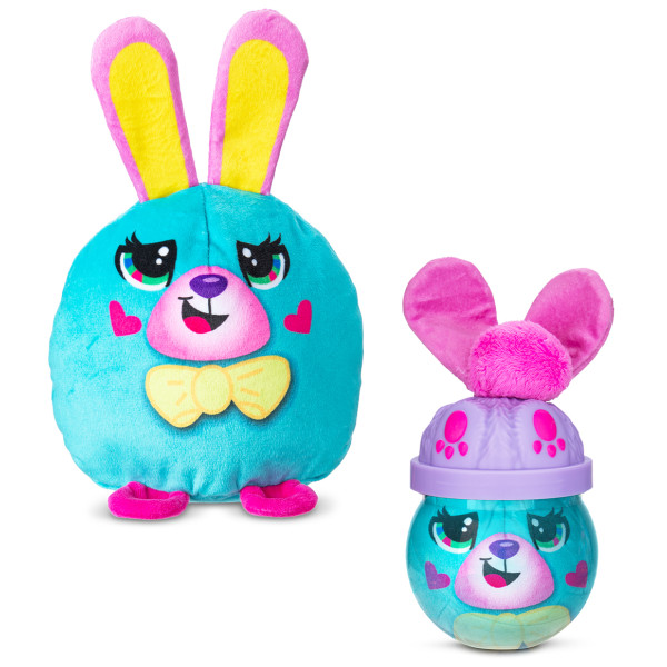 Фото - Колекційна м'яка іграшка Misfittens W1 – ЗАЙЧИК У БАНЦІ (в асорт.) (03965(W1))