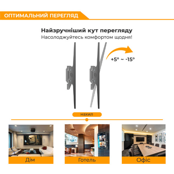 Фото - Кріплення для телевізора ITECHmount PLB3