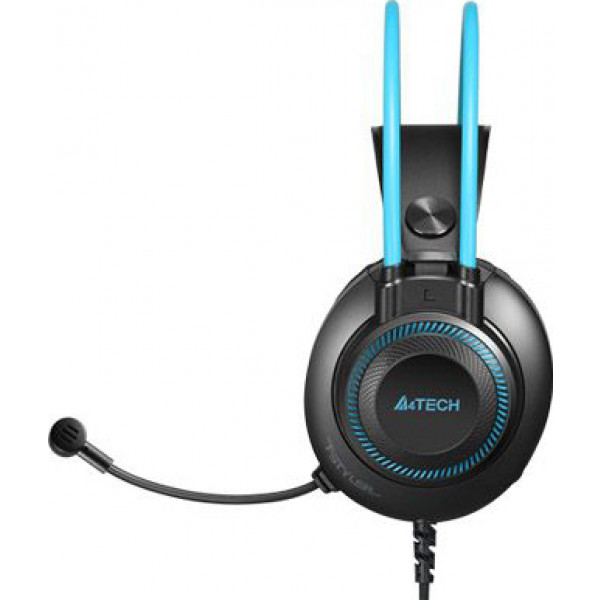 Фото - Гарнітура дротова A4tech FH200U Grey+ Blue