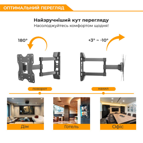 Фото - Уцінка - Кріплення для телевізора Brateck KLA27-223