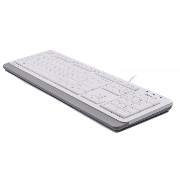 Фото - Клавіатура дротова A4tech Fstyler FKS10 White USB