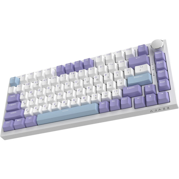 Фото - Клавиатура проводная игровая Ajazz AK820 Sea Salt Switch White USB-C (AK820-SS-PWB)
