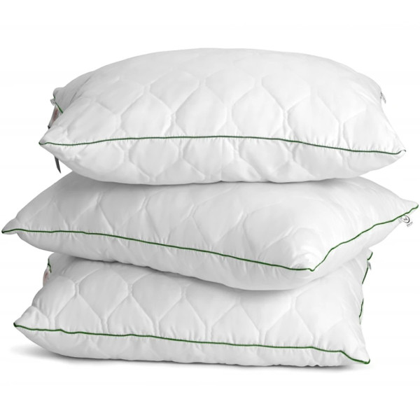 Фото - Подушка стандартная MirSon бамбуковая Eco Aloe Vera 0425 Cредняя 50x70 см (2200000393319)