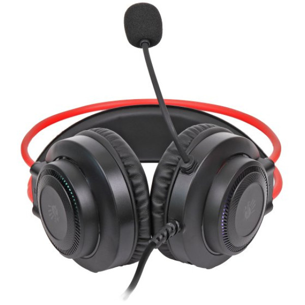 Фото - Гарнитура проводная игровая Bloody G200Q (Black+Red)