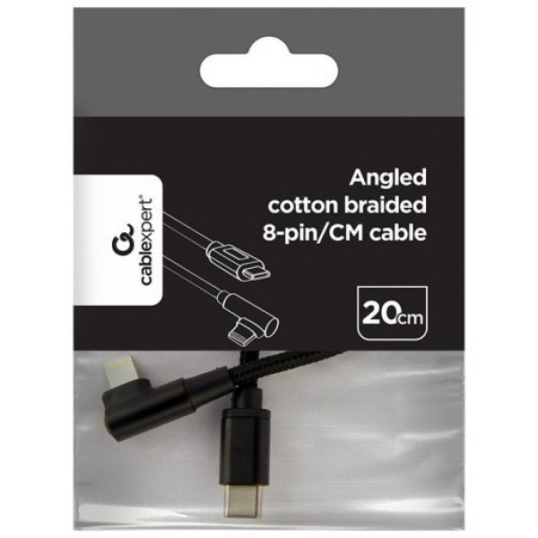 Фото - Кабель Cablexpert USB 2.0 C-тато/Lightning 0.2m (CC-USB2-CMLML-0.2M)