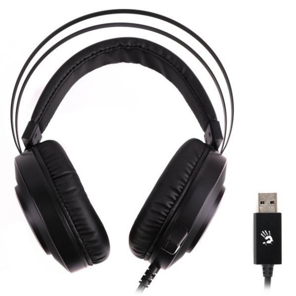 Фото - Гарнітура дротова ігрова Bloody G521 (Black)