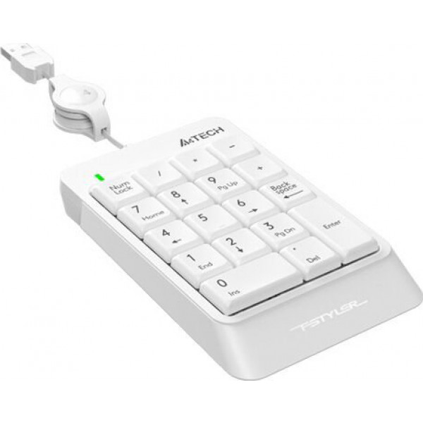 Фото - Клавиатура проводная A4tech FK13 (White)