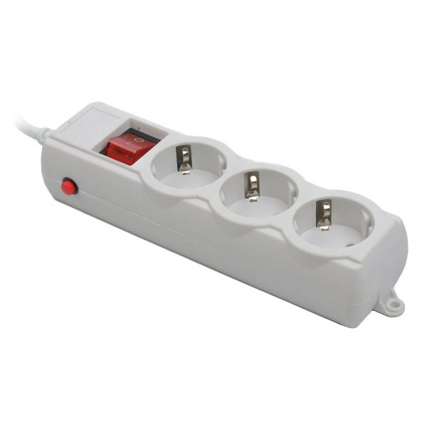 Фото - Мережевий фільтр Gembird 3 р 1,8m (SPG3-G-6G-PRO)