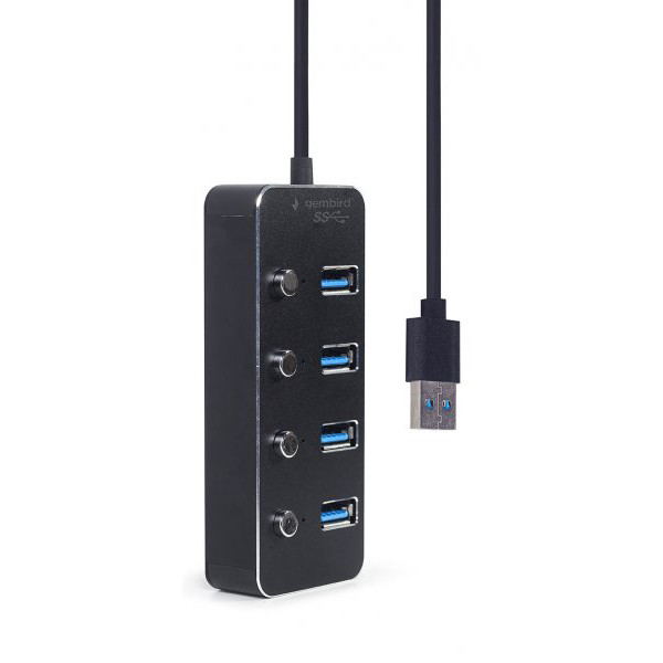 Фото - Хаб USB Gembird UHB-U3P4P-01