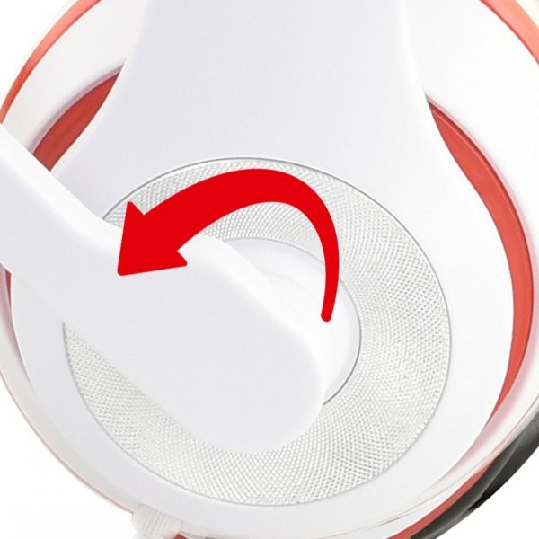 Фото - Гарнитура проводная Gembird MHS-03-WTRDBK White/Red/Black