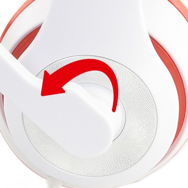 Фото - Гарнітура дротова Gembird MHS-03-WTRD White/Red