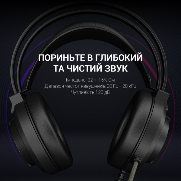 Фото - Гарнітура дротова ігрова GamePro Nitro (HS565)