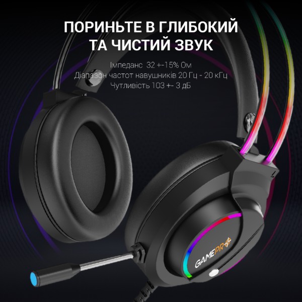 Фото - Гарнитура проводная игровая GamePro HS733