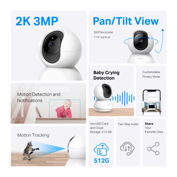 Фото - IP-камера TP-Link Tapo C210P2