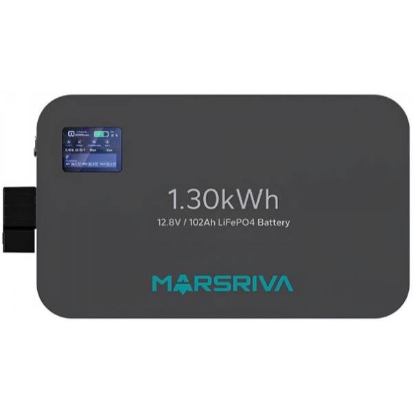 Фото - Аккумулятор для ИБП Marsriva LiFePO4, 12.8V/102Ah , 1.30kWh (MR-LFP12-100-WMD)