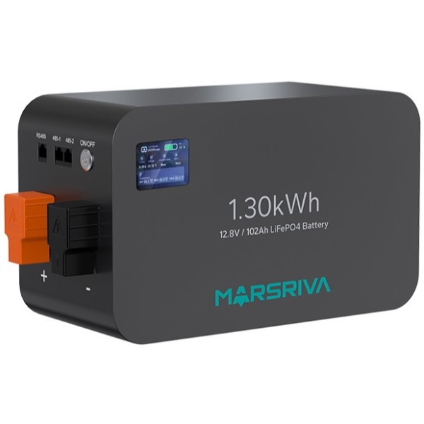 Фото - Аккумулятор для ИБП Marsriva LiFePO4, 12.8V/102Ah , 1.30kWh (MR-LFP12-100-WMD)