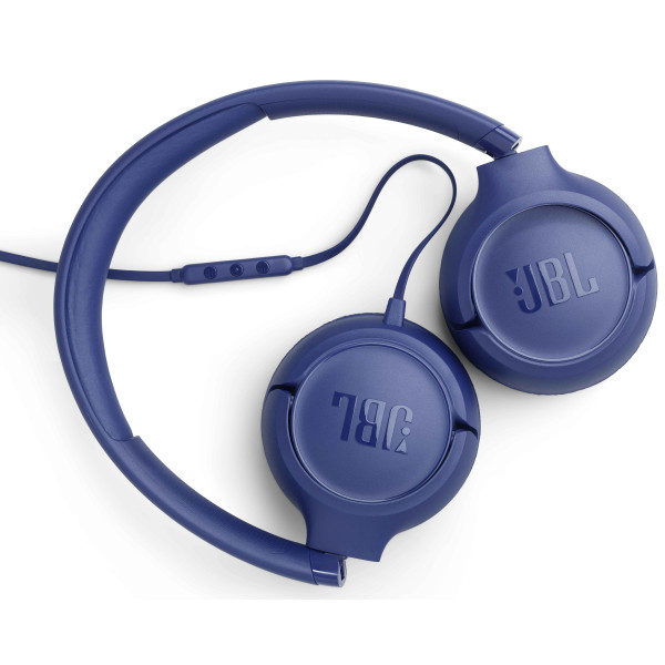 Фото - Наушники накладные проводные JBL Tune 530C Blue (JBLT530CBLU)