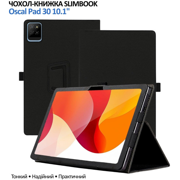 Фото - Чехол для планшета BeCover Slimbook for Oscal Pad 30 10.1" Black (715126)