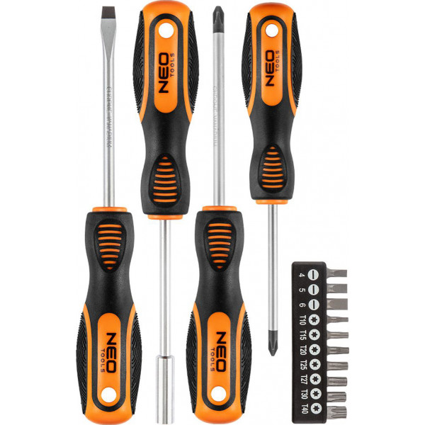 Фото - Набор отверток Neo Tools 04-196 14 шт.