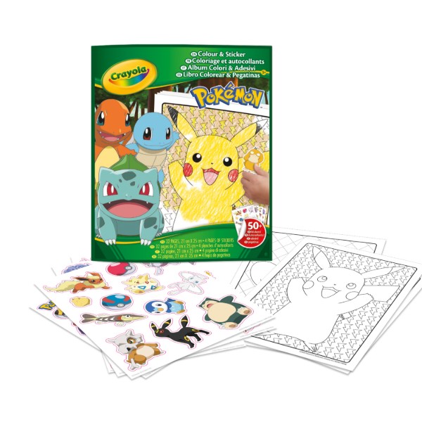 Фото - Раскраски Crayola POKEMON (04-2740G)